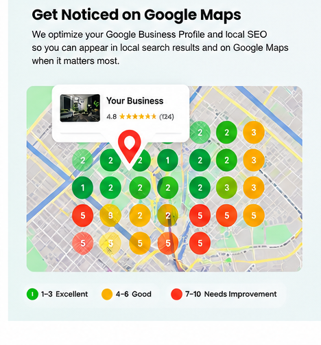 Google Maps local ranking and geo-grid visibility in Riyadh