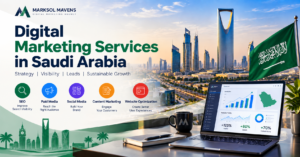 Digital marketing services in Saudi Arabia including SEO, paid advertising, social media and online business growth
